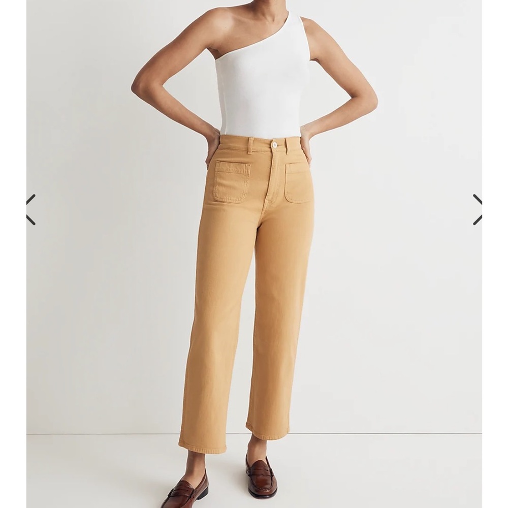 Madewell Emmett 2.0 Wide-Leg Crop Pants